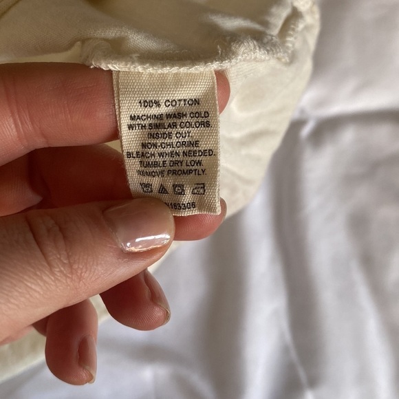 Easy Standard Vintage Relaxed Crew Neck T-shirt, vanilla, size M - Picture 5 of 8